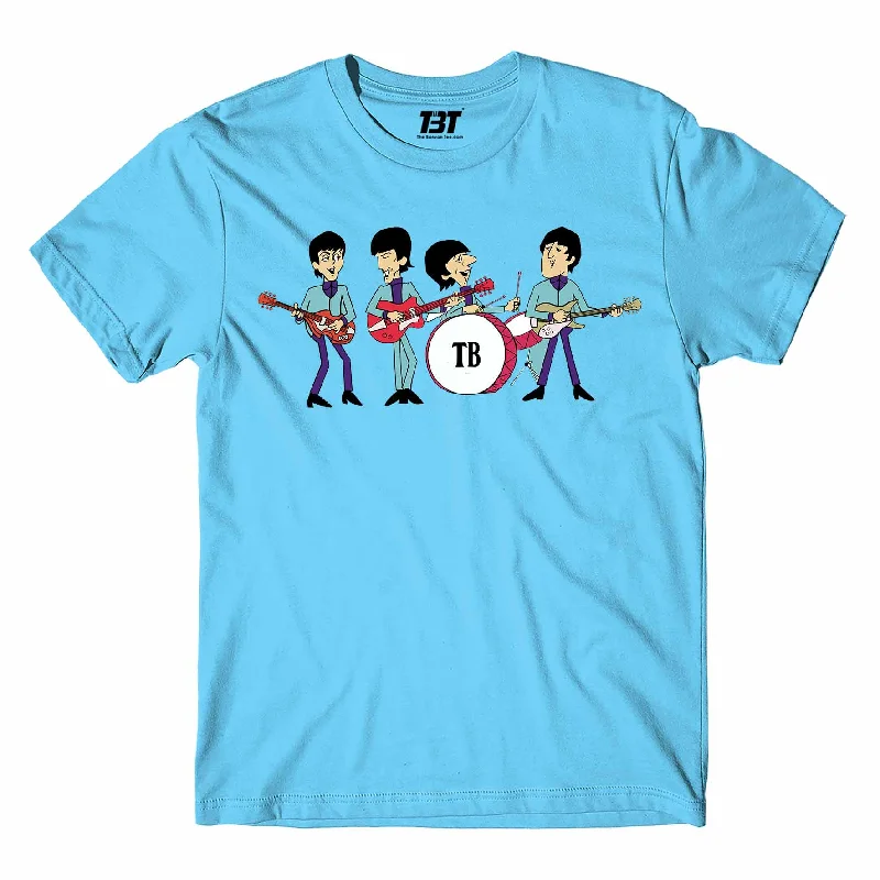 striped coral t-shirts fresh -The Beatles T shirt