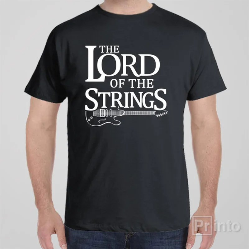 custom event t-shirts unique -The Lord of Strings - T-shirt