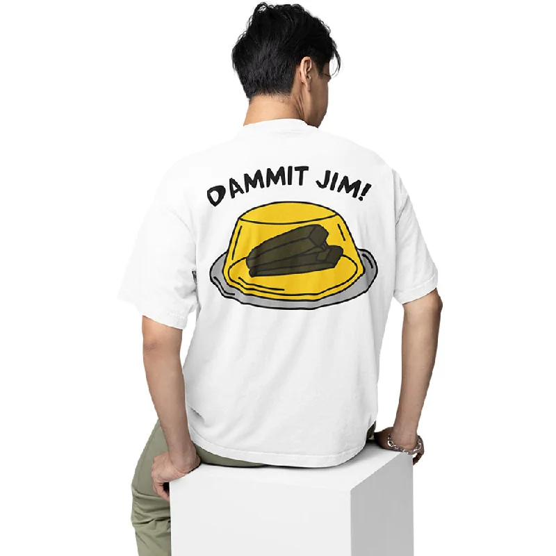 custom quote t-shirts personal -The Office Oversized T shirt - Dammit Jim