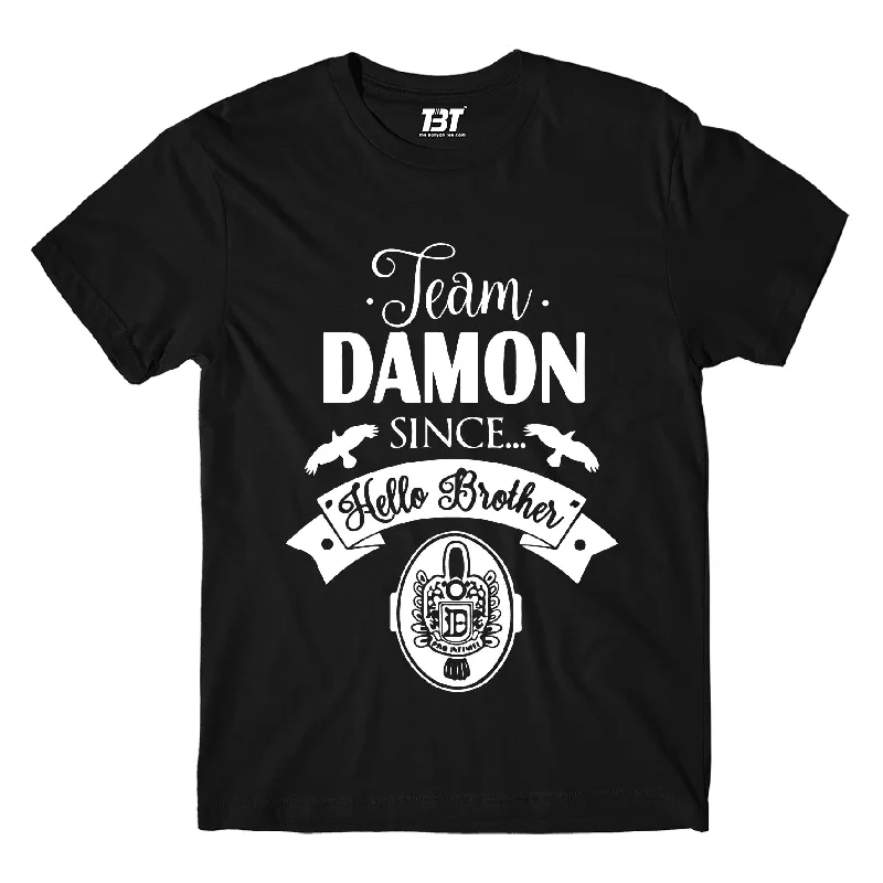 vintage travel t-shirts cool -The Vampire Diaries T shirt - Team Damon