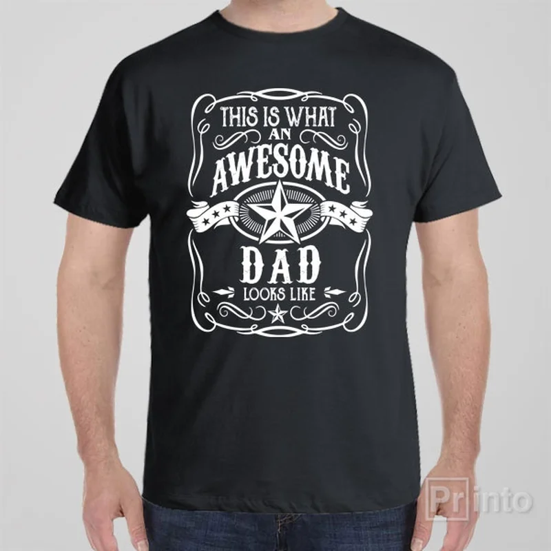 soft beige t-shirts chic -This is what an awesome dad looks like - T-shirt