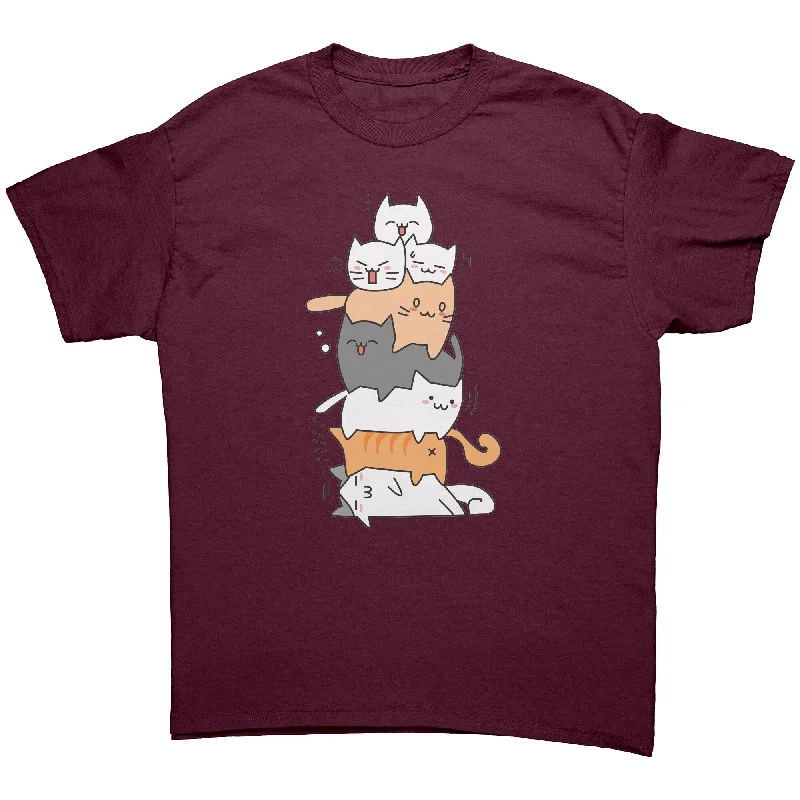 taupe long sleeve t-shirts sleek -Tower of Cats Unisex T-Shirt