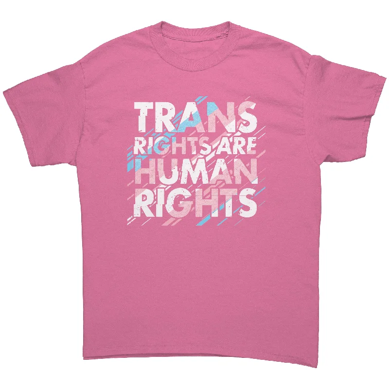 soft lavender t-shirts trendy -TRANS Rights are HUMAN Rights Unisex T-Shirt