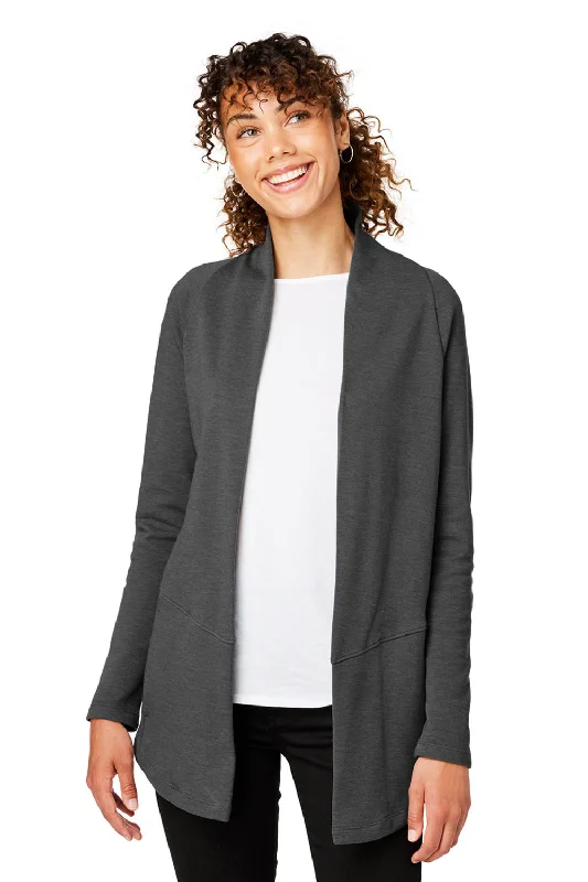 cardigan vibrant hues -Devon & Jones Womens New Classics Charleston Cardigan Sweater - Black Melange