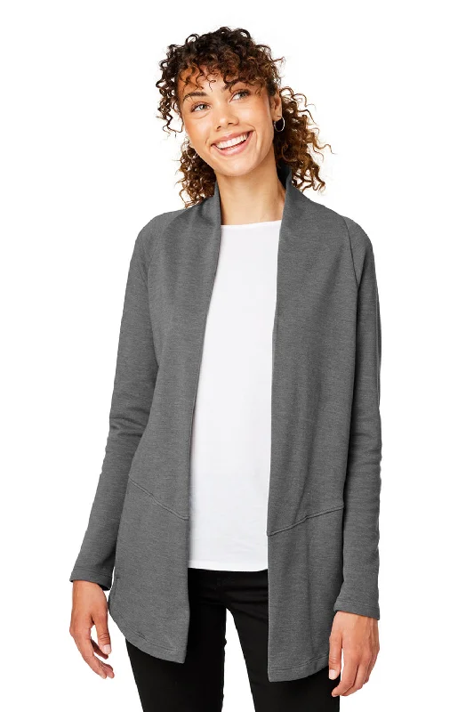 cardigan trendy layers -Devon & Jones Womens New Classics Charleston Cardigan Sweater - Graphite Grey Melange