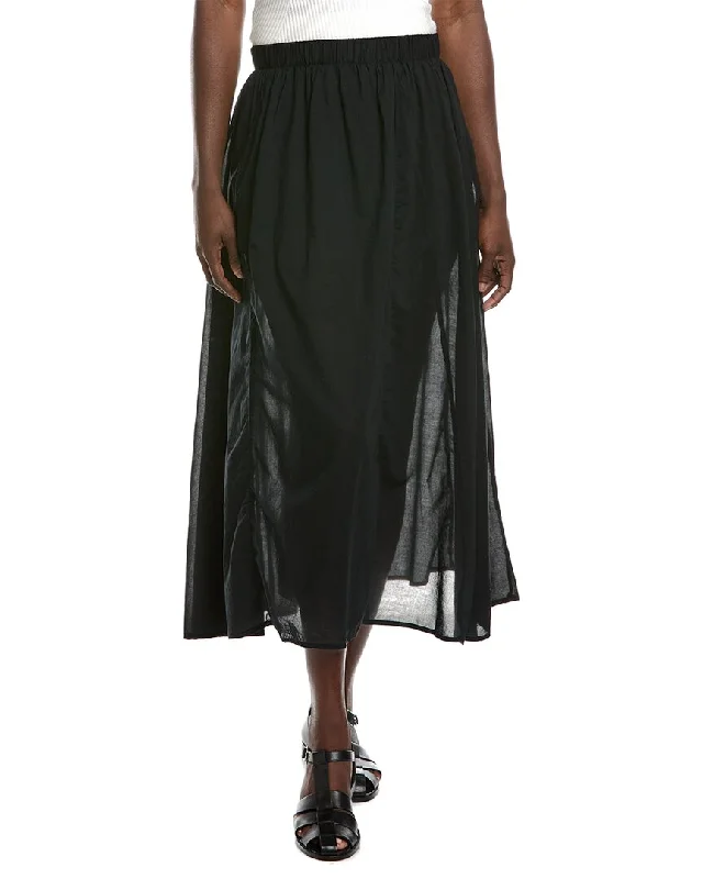 olive maxi skirts elegant -Nation LTD Petra Gored Maxi Skirt