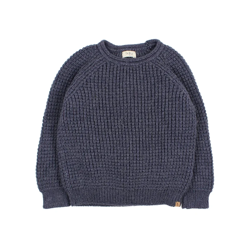 cardigan bold navy -Buho Navy Soft Knit Sweater (Jumper)