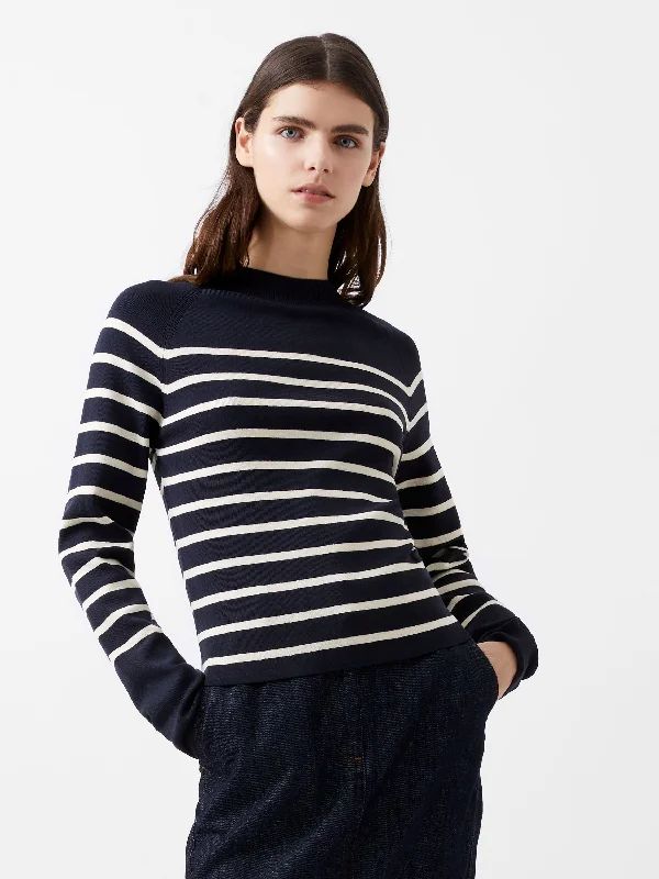 cardigan warm cozy -Milena Striped Jumper