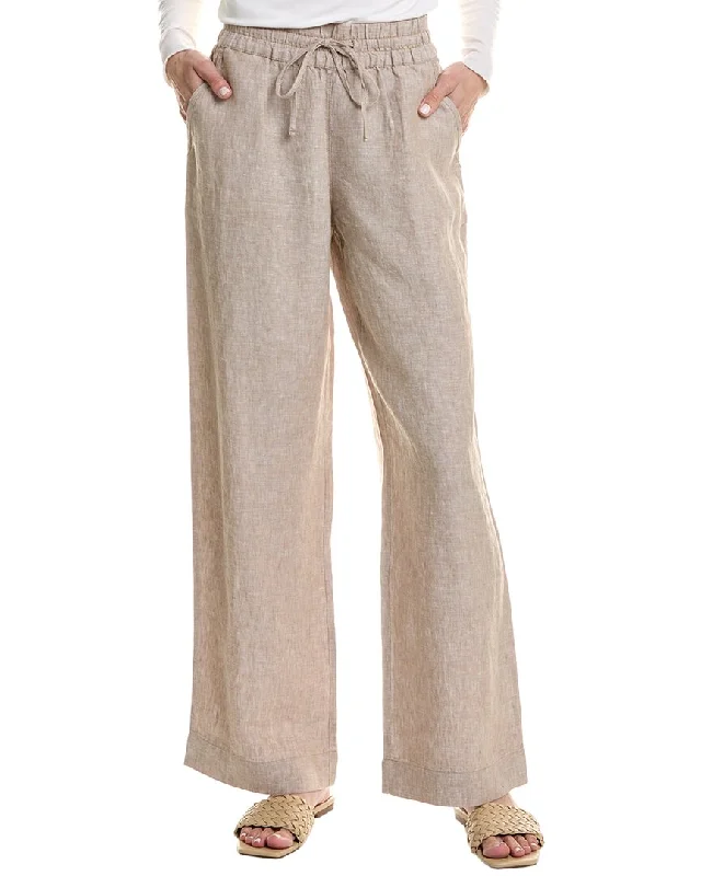 olive leather pants edgy -Tommy Bahama Two Palms Straight High-Rise Easy Linen Pant