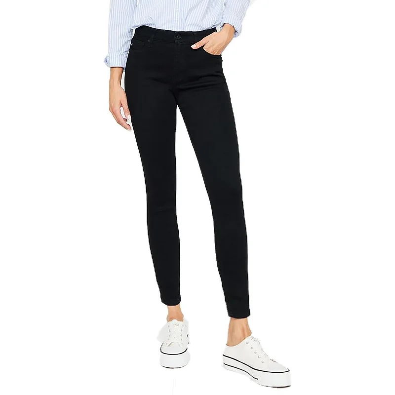 heather grey tailored pants polished -Womens High Rise Coated Skinny Jeans