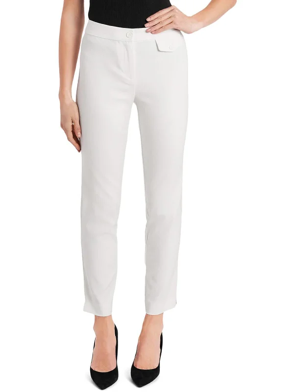 soft beige skinny pants modern -Womens Slim Leg Office Dress Pants